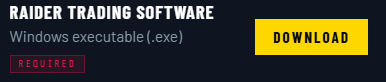 Download Raider Trading.exe from dashboard