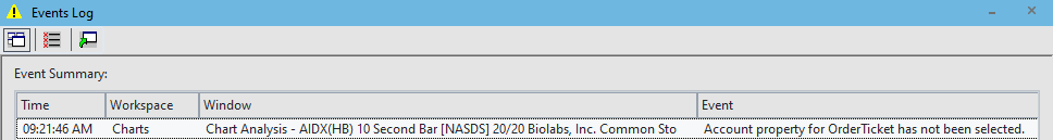 Order Rejected error in TradeStation